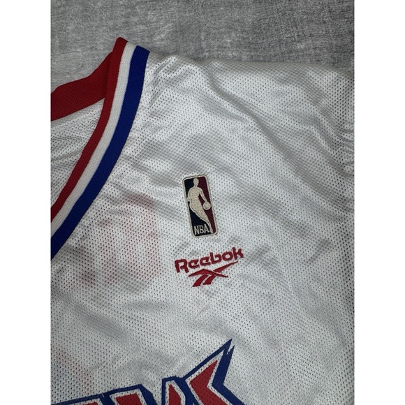 Detroit Pistons Jersey Mens 2XL White Chauncey Billups #1 Vtg Y2K 1978 Throwback - Picture 7 of 13